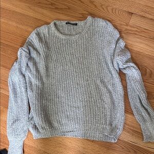 Brandy Melville Gray Long Sleeve Tee